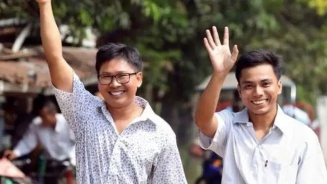 पत्रकारद्वय वा लोन र ज स ऊ