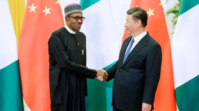 Onyeisiala Buhari na onyeisiala mba China bụ XI Jing-ping