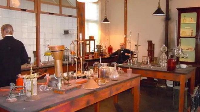 스웨덴 스톡홀름에 위치한 노벨 박물관. 노벨의 생애 및 노벨상 수상자들에 관한 전시를 하고 있다