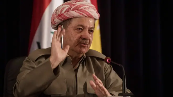 رئيس اقليم كردستان مسعود البارزاني