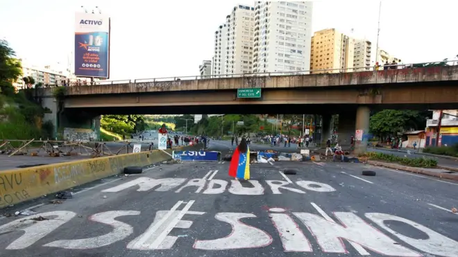 خیابانی در ونزوئلا