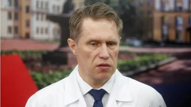 El ministro de Salud de Rusia, Mikhail Murashko, desestimó las preocupaciones por la vacuna Sputnik V.