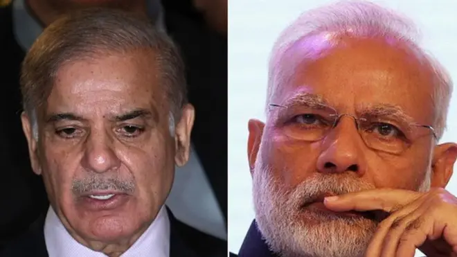 शहबाज़ शरीफ़ और नरेंद्र मोदी