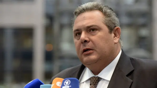 Yunanistan Savunma Bakanı Panos Kammenos