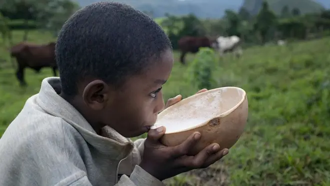 Il est recommandé que les jeunes enfants consomment 350 milligrammes de calcium par jour, ce qui peut être fourni par un peu plus d'une demi-pinte de lait