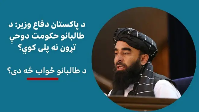 د پاکستان دفاع وزیر خواجه اصف ادعا کړې چې افغانستان کې د طالبانو حکومت د "خپلو ګاونډیانو پر حقونو عمل نه کوي" او د دوحې هوکړې ته ژمن نه دی.