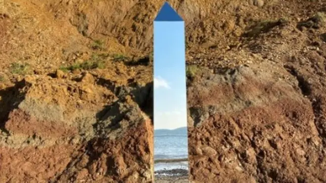 The object was found on Compton Beach on Sunday