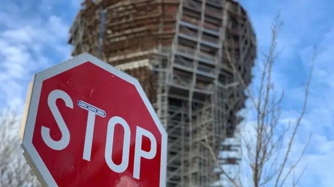 Vukovarski čuveni vodotoranj, simbol ratnih razaranja, i dalje se obnavlja