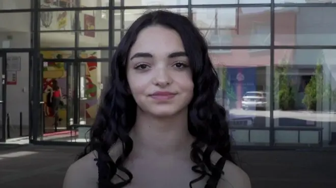 Kristina, učenica osnovne škoel u Hrvatskoj