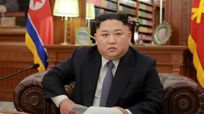 김정은 북한국무위원장은 1일 새해 정책 방향을 제시하는 신년사를 발표했다