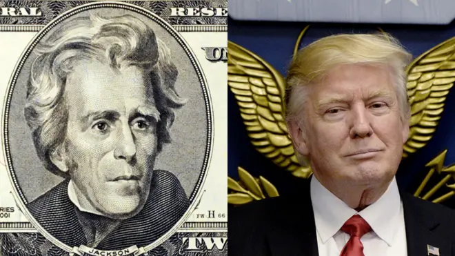 Muchos comparan a Donald Trump con el expresidente Andrew Jackson, aunque otros consideran que es una equivocación