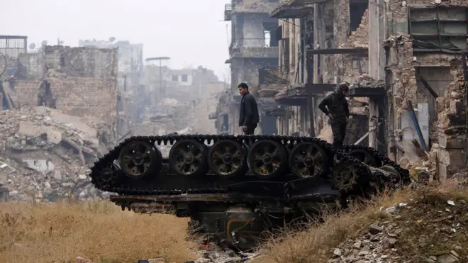 Halep'te tahliyeler sona erdi.