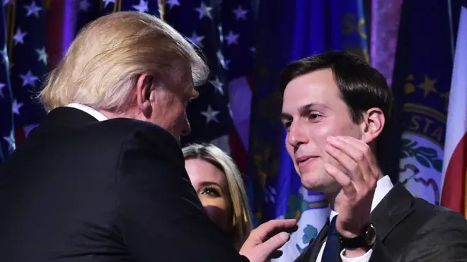 Pada masa kampanye, Jared Kushner sering terlihat berada di samping mertuanya, Donald Trump.