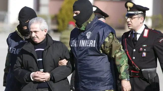 Arresto de un jefe de la mafia italiana