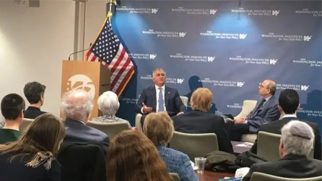 İran şahının vəlihəhd oğlu Reza Pahlavi ABŞ-da Vaşinqton İnstitutundakı çıxışında İranın gələcəyi ilə bağlı fikirlərini bildirib