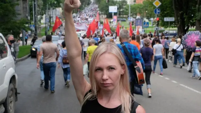 Протест в Хабаровске