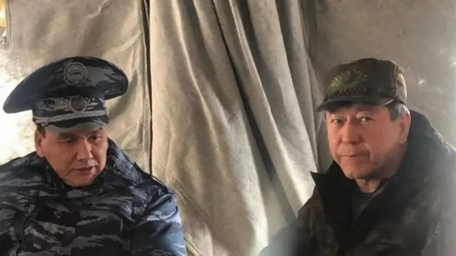 Қирғизистоннинг Оқсой қишлоғида Тожикистон ва Қирғизистон Ички ишлар вазирлари учрашдилар.