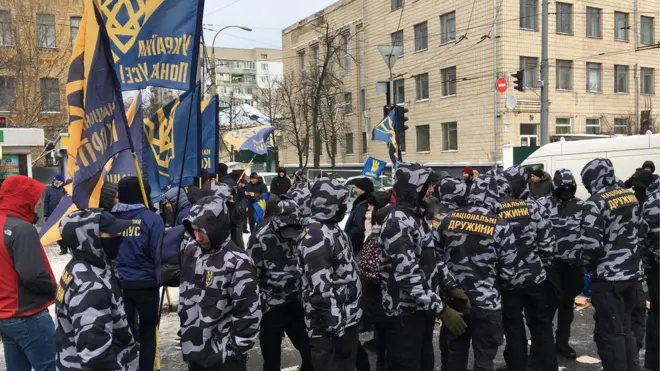 Мітинг під посольством у Києві