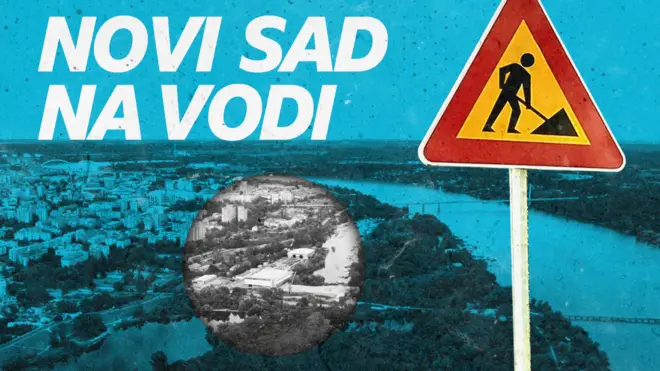 Ilustracija Novi Sad na vodi
