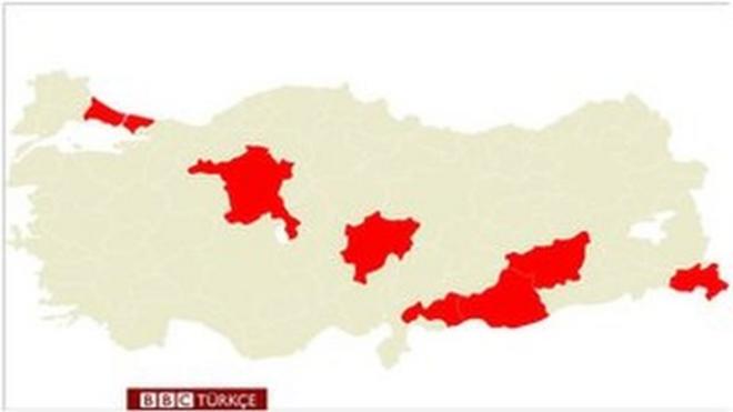 Türkiye'deki saldırılar