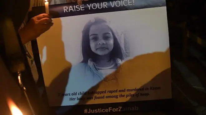 زینب کے واقع پر پورے ملک میں احتجاج ہوا ہے