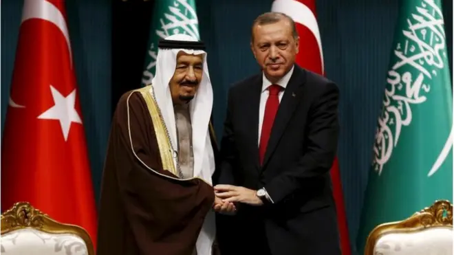 صدر اردوغان اور شاہ سلمان