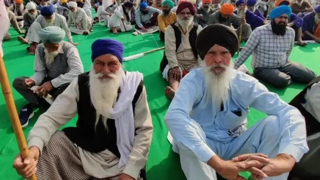 किसान आंदोलन में शामिल किसान