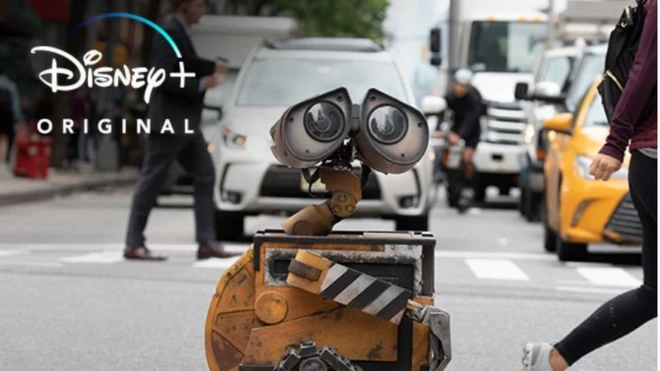 disney character wall-e advertises new streaming platform