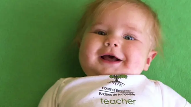 Noemi, bebé de Roots of Empathy