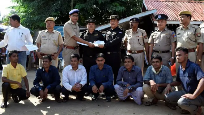 ان سات روہنگیا کو ملک بدر کرنے کا فیصلہ کیا گيا ہے