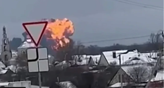 Aworan ibugbamu to waye lẹyin ti baalu ja lulẹ