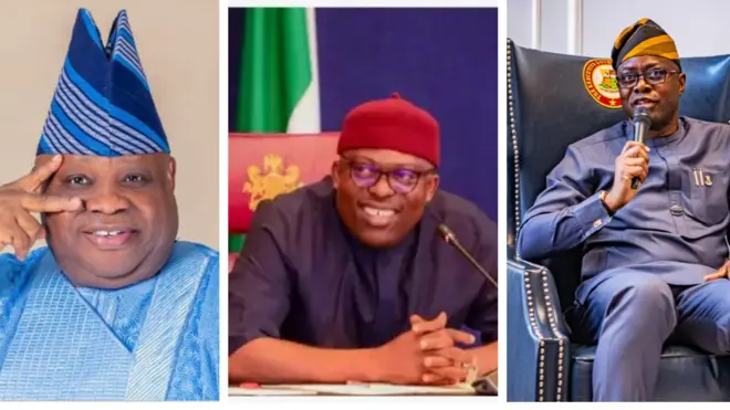 Gomina Ademola Adeleke, Gomina Siminalayi Fubara ati Gomina Seyi Makinde