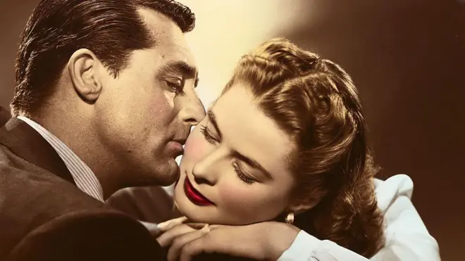 Cary Grant e Ingrid Bergman.
