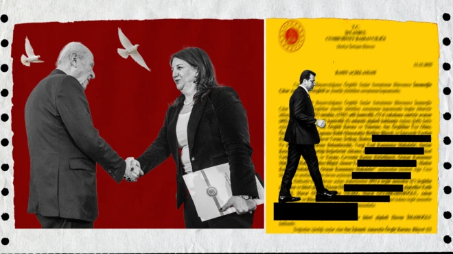 MHP Genel Başkanı Devlet Bahçeli ve DEM Parti Grup Başkanvekili Pervin Bulfan, CHP Cumhurbaşkanı Adayı Ekrem İmamoğlu