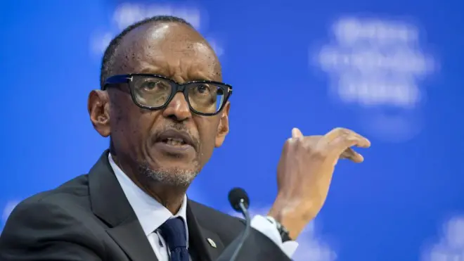 Prezida Pauk Kagame mu nama ya World Economic Forum i Davos mu kwezi gushize