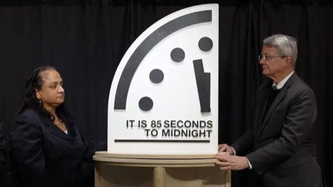 นักวิทยาศาสตร์ปรับ "นาฬิกาวันสิ้นโลก" เหลือแค่ 85 วินาที