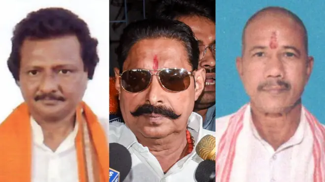 कुमाप प्रणय, अनंत सिंह और मुरारी पासवान की तस्वीर