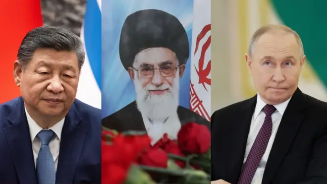 Xi, Khomenei, Putin