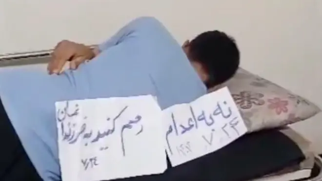 زندانی اعتصاب‌‌کننده در قزل‌حصار