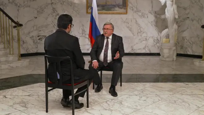 مصاحبه بهرنگ تاجدین با میخائیل اولیانوف، نماینده دائم روسیه در نهادهای زیر نظر سازمان ملل متحد مستقر در وین