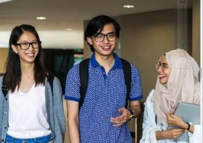 A group of teenagers in Singapore