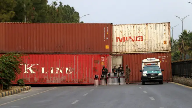 اسلام آباد، کنٹینر