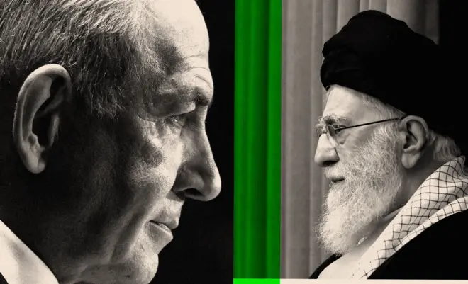 ጠቅላይ ሚኒስትር ቤኒያሚን ኔታኒያሁ እና አያቶላህ አሊ ኻሜኒ