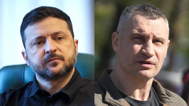 Президент Володимир Зеленський та мер Києва Віталій Кличко