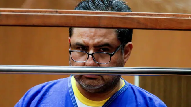 Naason Joaquín García, el líder de La Luz del Mundo, en una audiencia en un tribunal de Los Ángeles, California, EE.UU., el 10 de junio de 2019. REUTERS/Ringo Chiu/Foto de archivo.