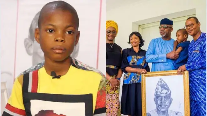 Ọmọ to n ya aworan ati gomina Dapo Abiodun