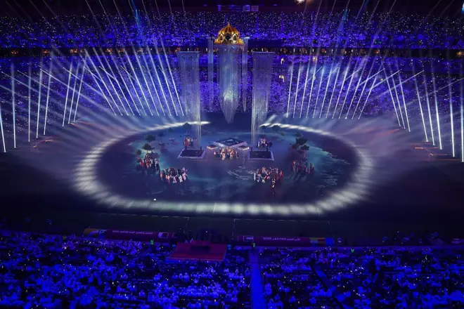  افتتاح مبهر وفوزان لافتان .. تفاعل واسع على مواقع التواصل الاجتماعي مع كأس العرب