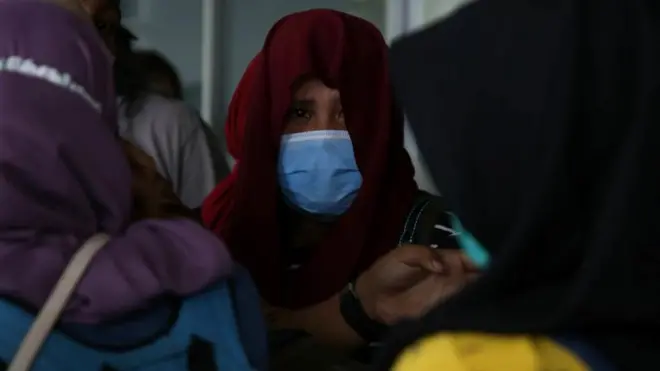 Pekerja migran ilegal perempuan asal Indonesia