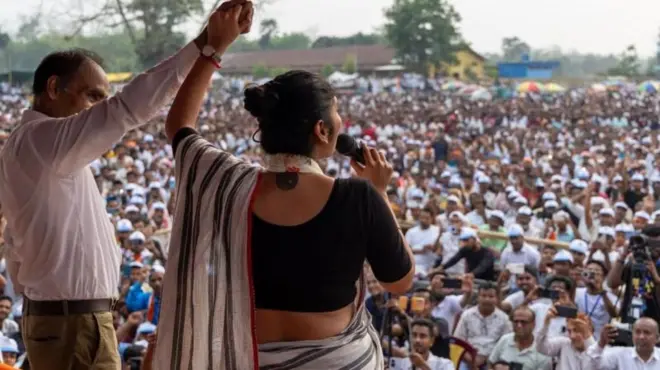 सयानी घोष सध्या तृणमूल काँग्रेसच्या स्टार प्रचारक आहेत. त्या पश्चिम बंगालच्या बाहेरही जाऊन पक्षाचा प्रचार करत आहेत. (फाइल फोटो)
