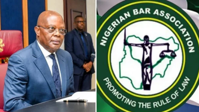 Ette Ibas and NBA logo